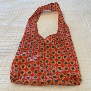 Ioto bag sunflowers large beach shopping tote travel crossbody orange yellow